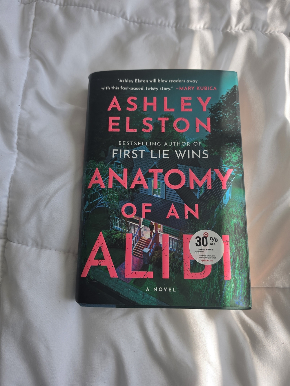 Ashley Elston - Anatomy of an Alibi (Hardcover) - Pink & Teal Cover